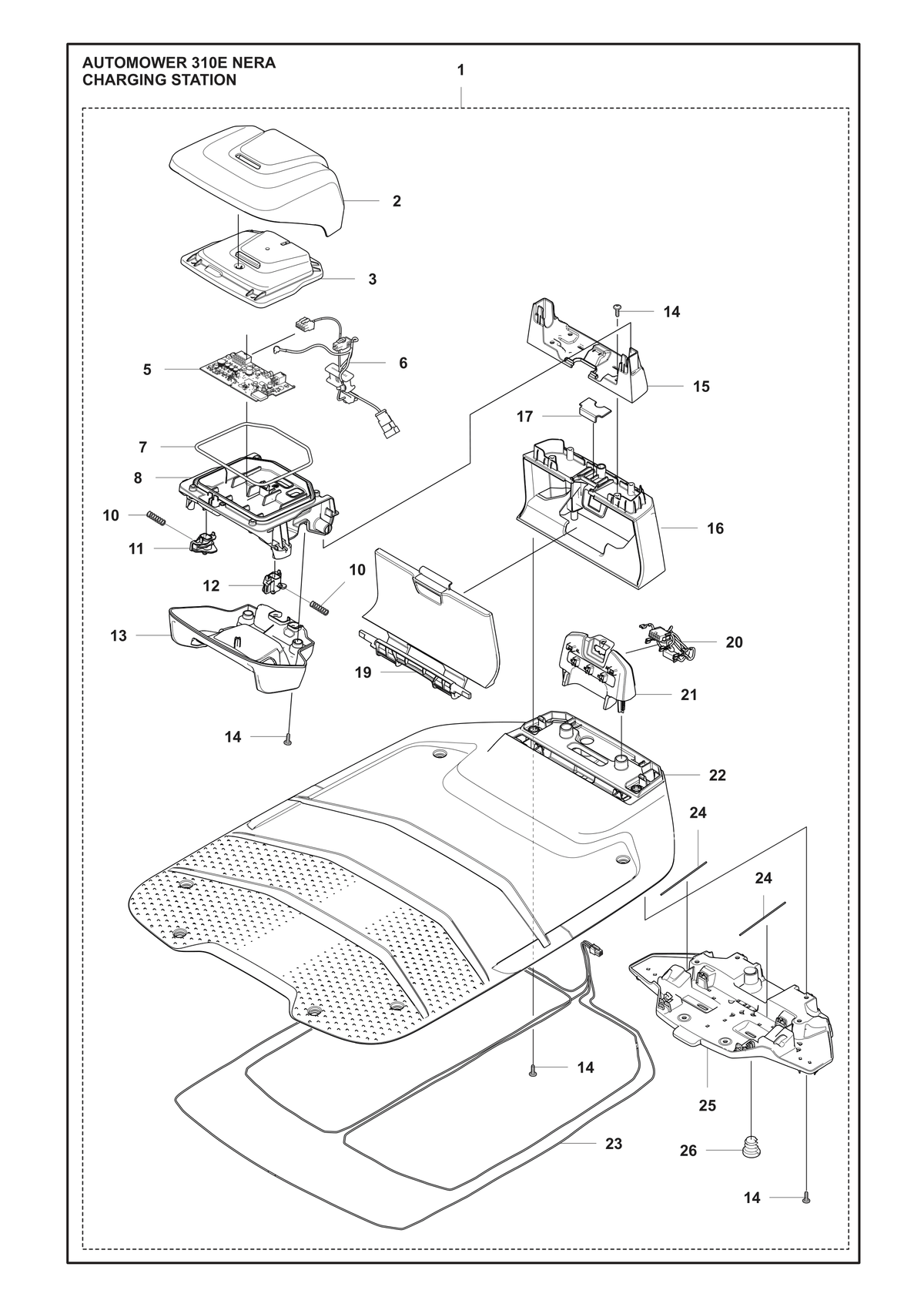 Husqvarna 531422801 onderdelentekening - positie 19