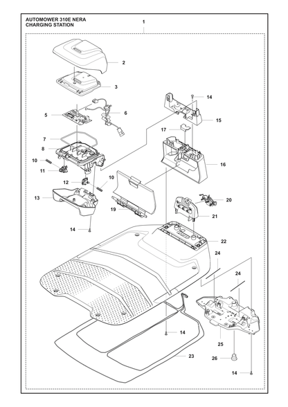 Husqvarna 531422801 onderdelentekening - positie 19