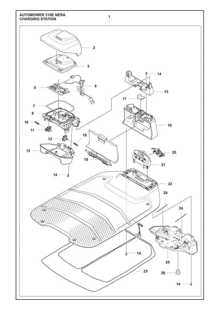 Husqvarna 531422801 onderdelentekening - positie 19