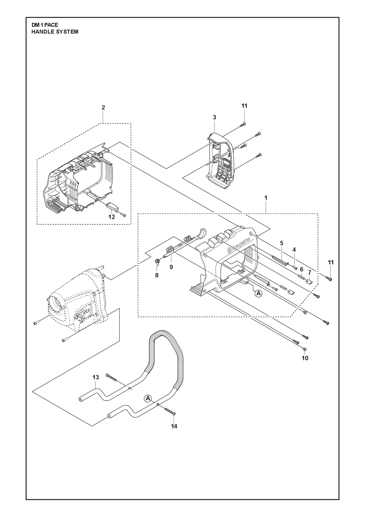 Husqvarna 503215312 onderdelentekening - positie 10