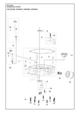 Husqvarna 529802101 onderdelentekening - positie 1