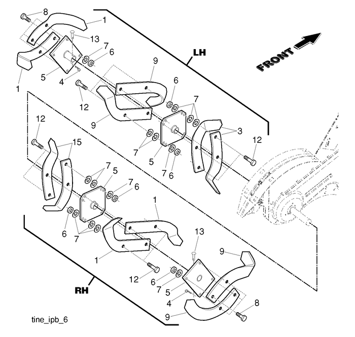 Husqvarna 874610624 onderdelentekening - positie 12