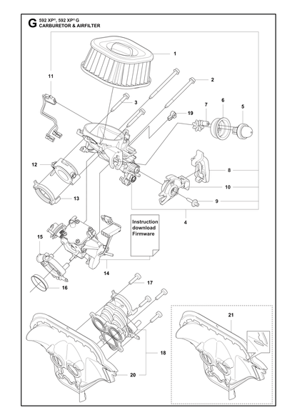 Husqvarna 598932903 onderdelentekening - positie 14