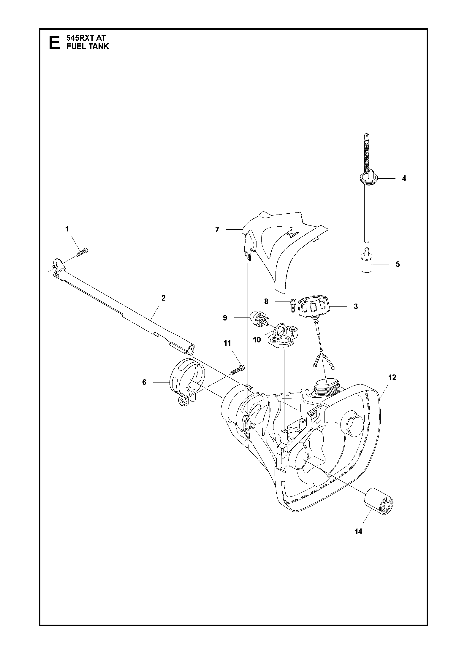 Husqvarna 504113201 onderdelentekening - positie 3