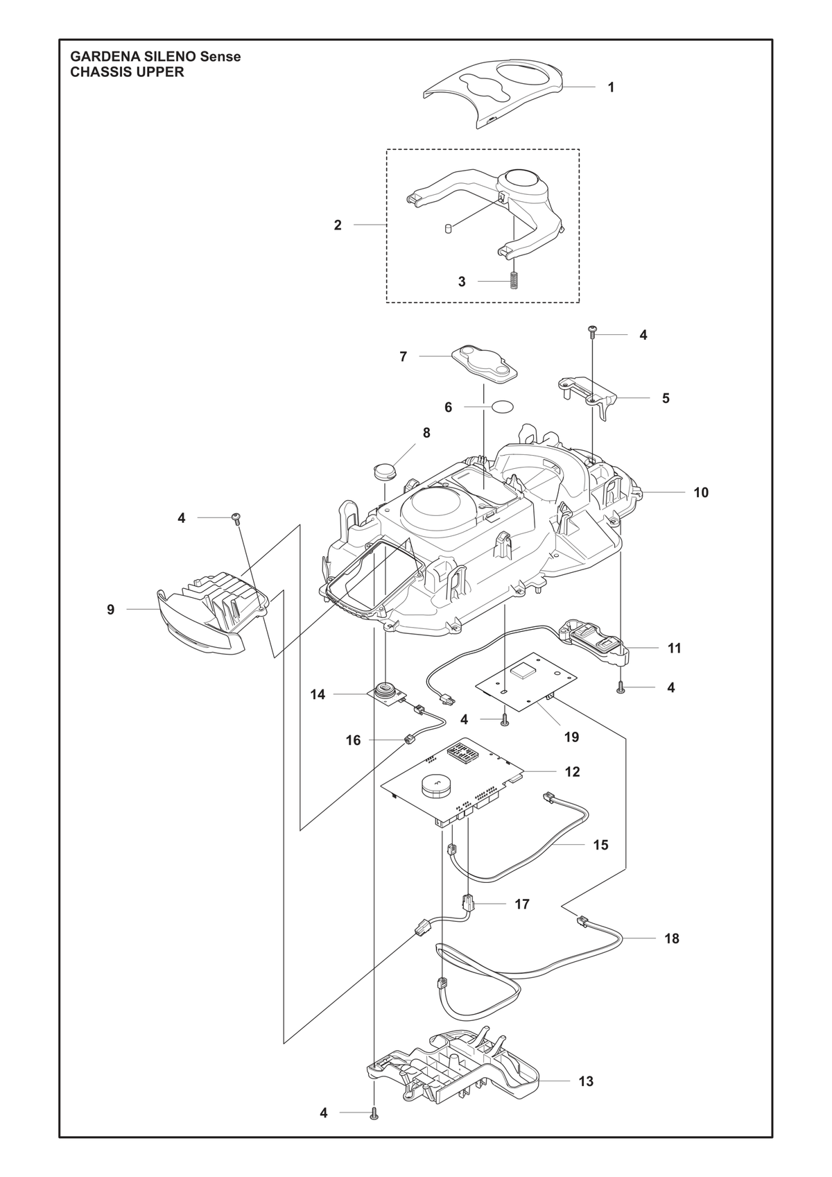 Husqvarna 577753702 onderdelentekening - positie 6