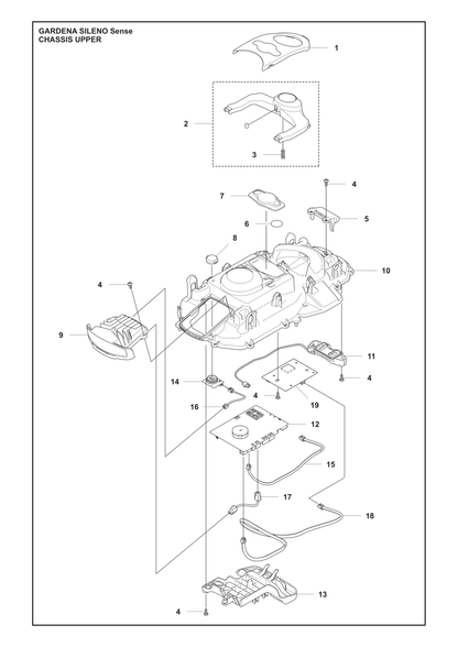 Husqvarna 577753702 onderdelentekening - positie 6