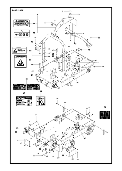 Husqvarna 586658601 onderdelentekening - positie 10