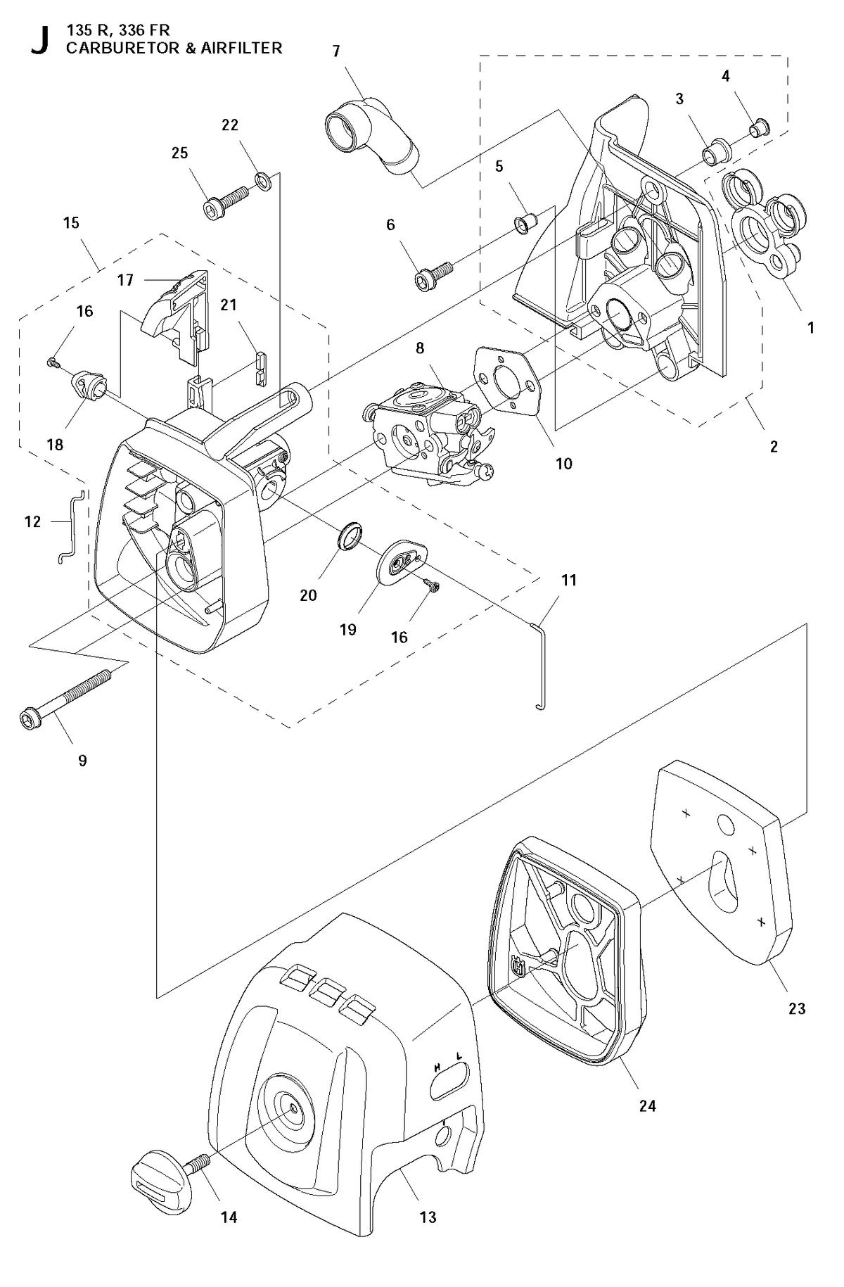 Husqvarna 575841801 onderdelentekening - positie 13