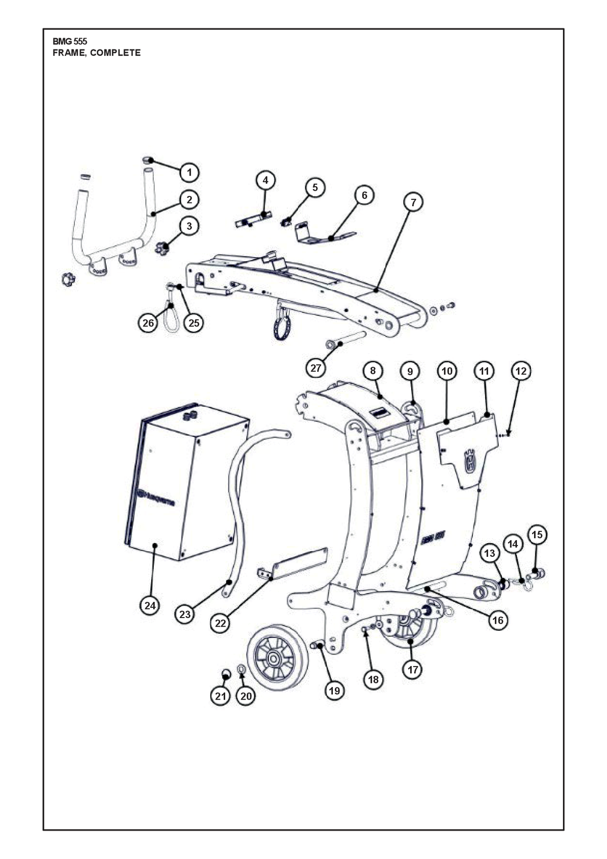 Husqvarna 536938302 onderdelentekening - positie 11