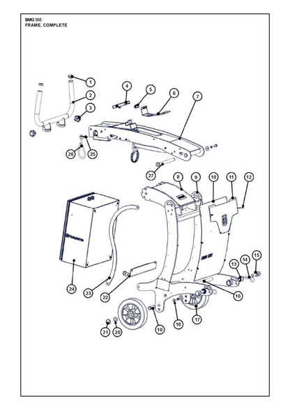 Husqvarna 536938302 onderdelentekening - positie 11