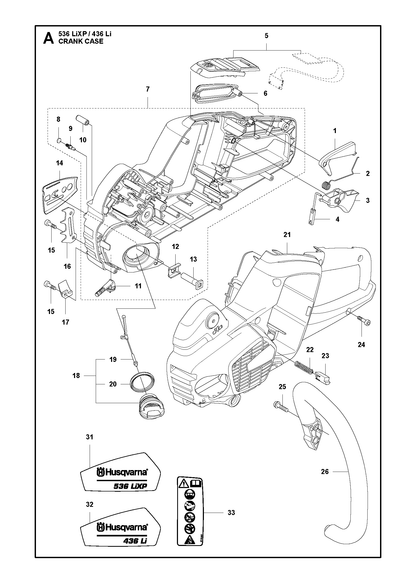 Husqvarna 578229101 onderdelentekening - positie 31
