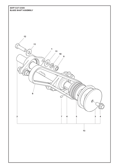 Husqvarna 505740401 onderdelentekening - positie 8