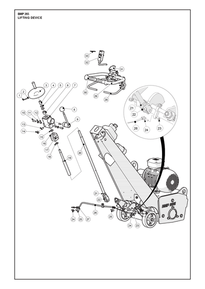 Husqvarna 503200240 onderdelentekening - positie 1