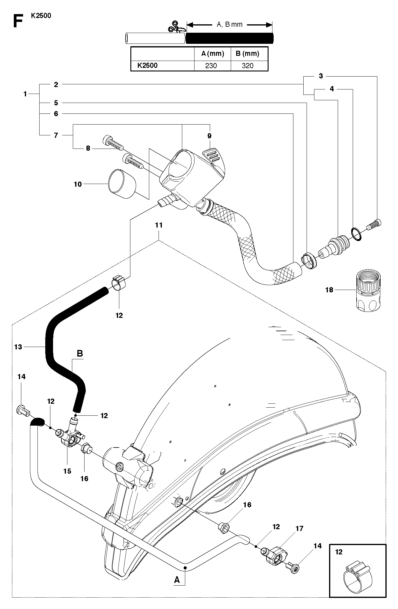 Husqvarna 504634201 onderdelentekening - positie 16