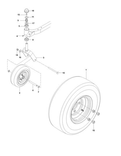 Husqvarna 539114805 onderdelentekening - positie 7