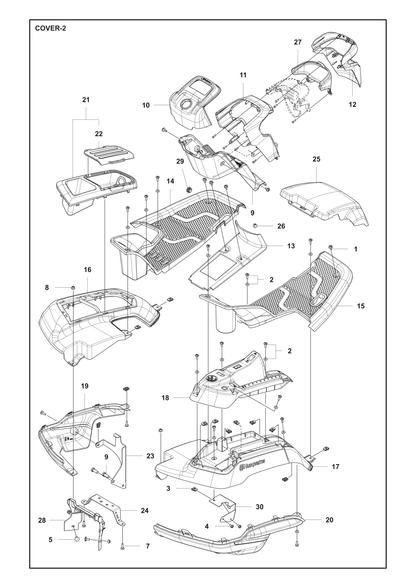 Husqvarna 506810102 onderdelentekening - positie 29