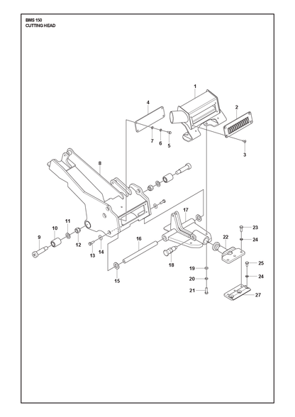 Husqvarna 594124501 onderdelentekening - positie 24