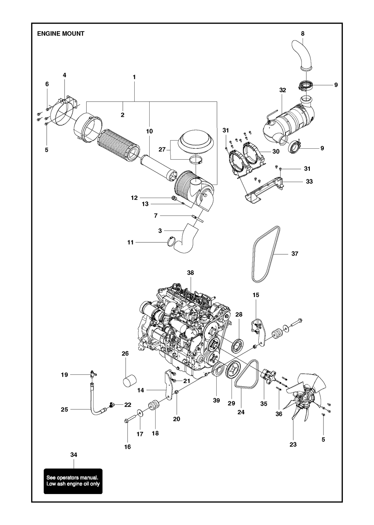 Husqvarna 581104201 onderdelentekening - positie 3
