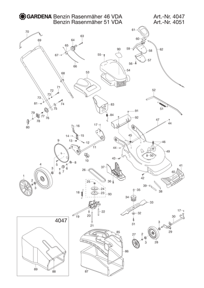 Husqvarna 504103101 onderdelentekening - positie 21