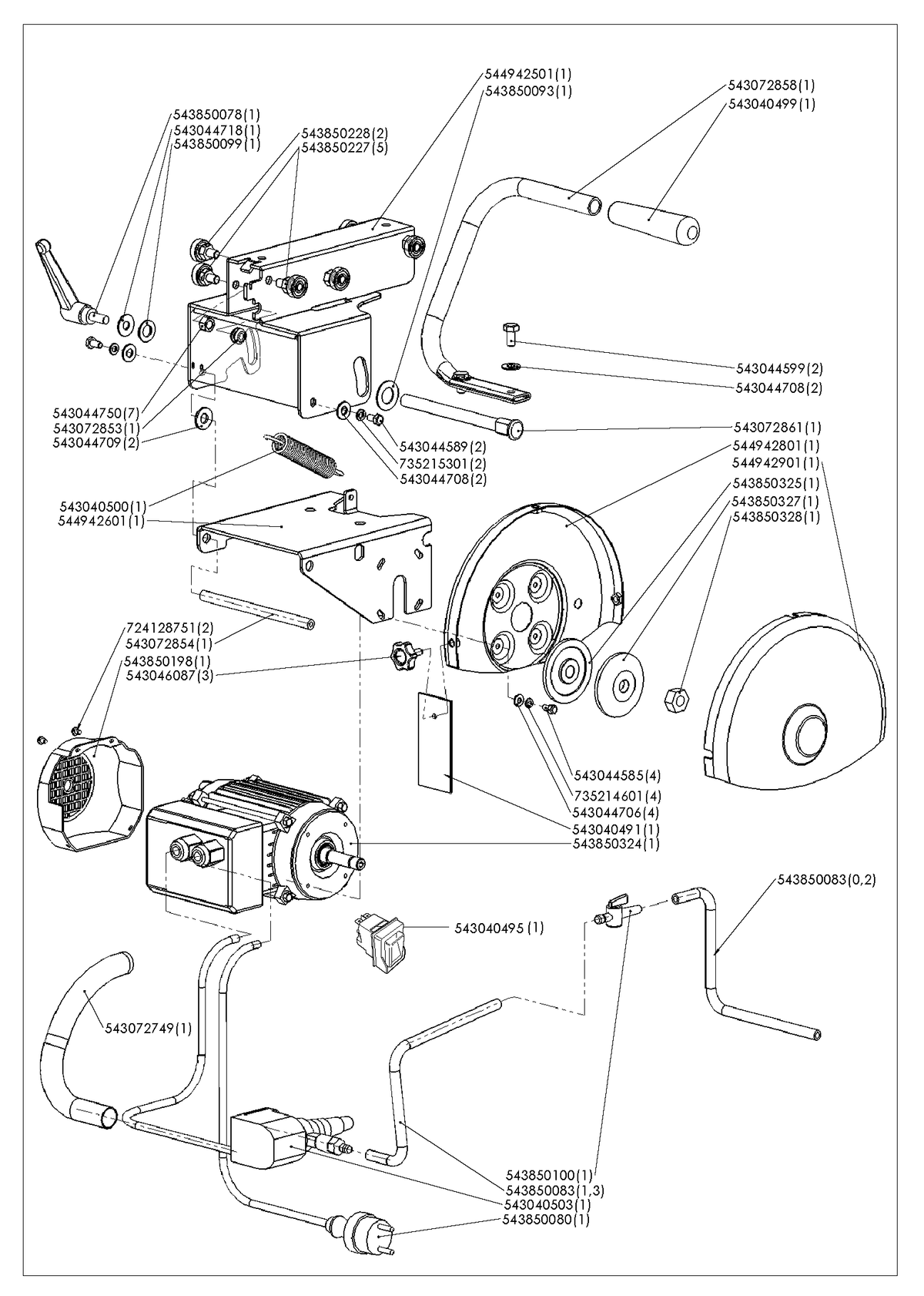 Husqvarna 544942901 onderdelentekening - positie 37