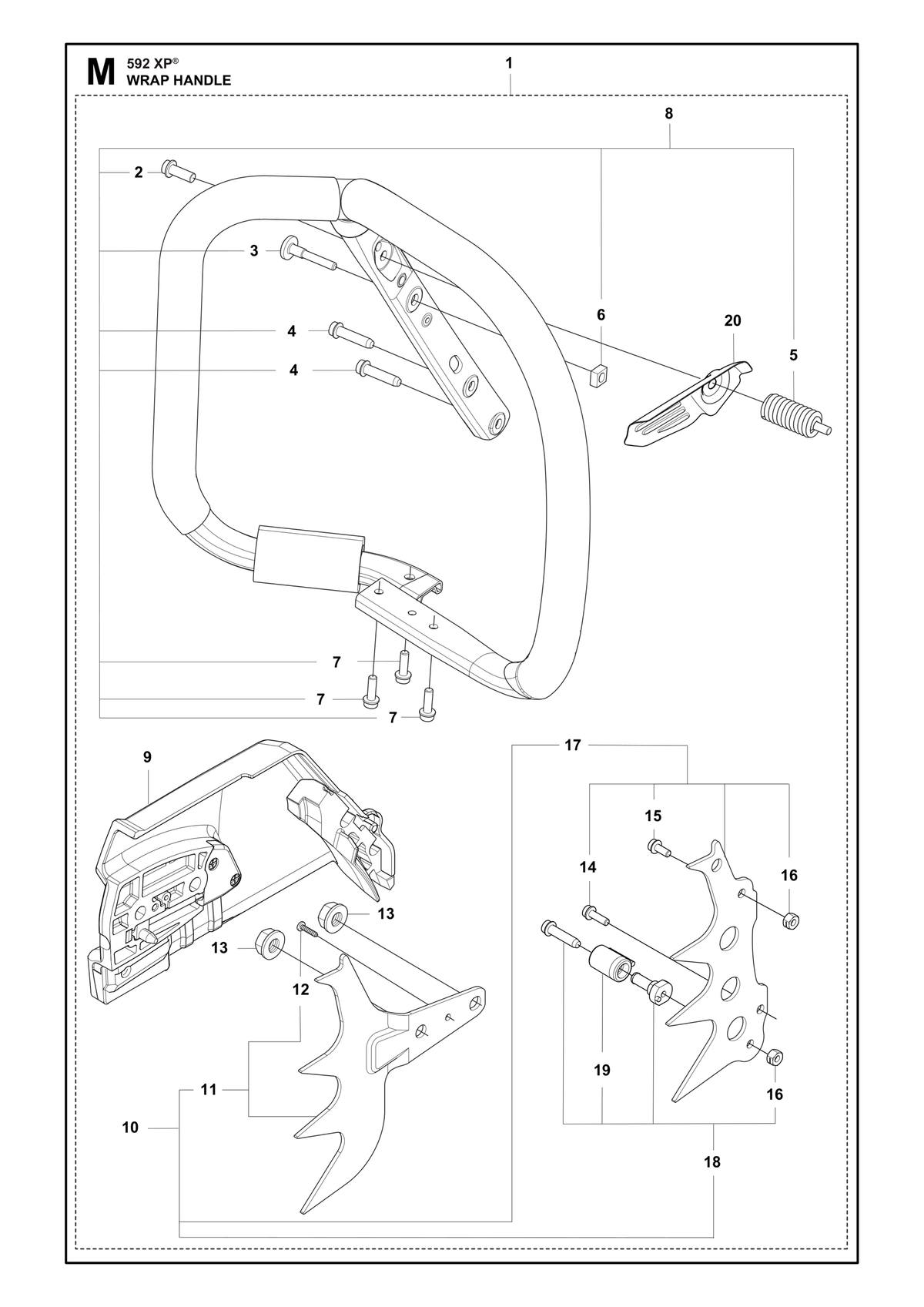Husqvarna 529742902 onderdelentekening - positie 17