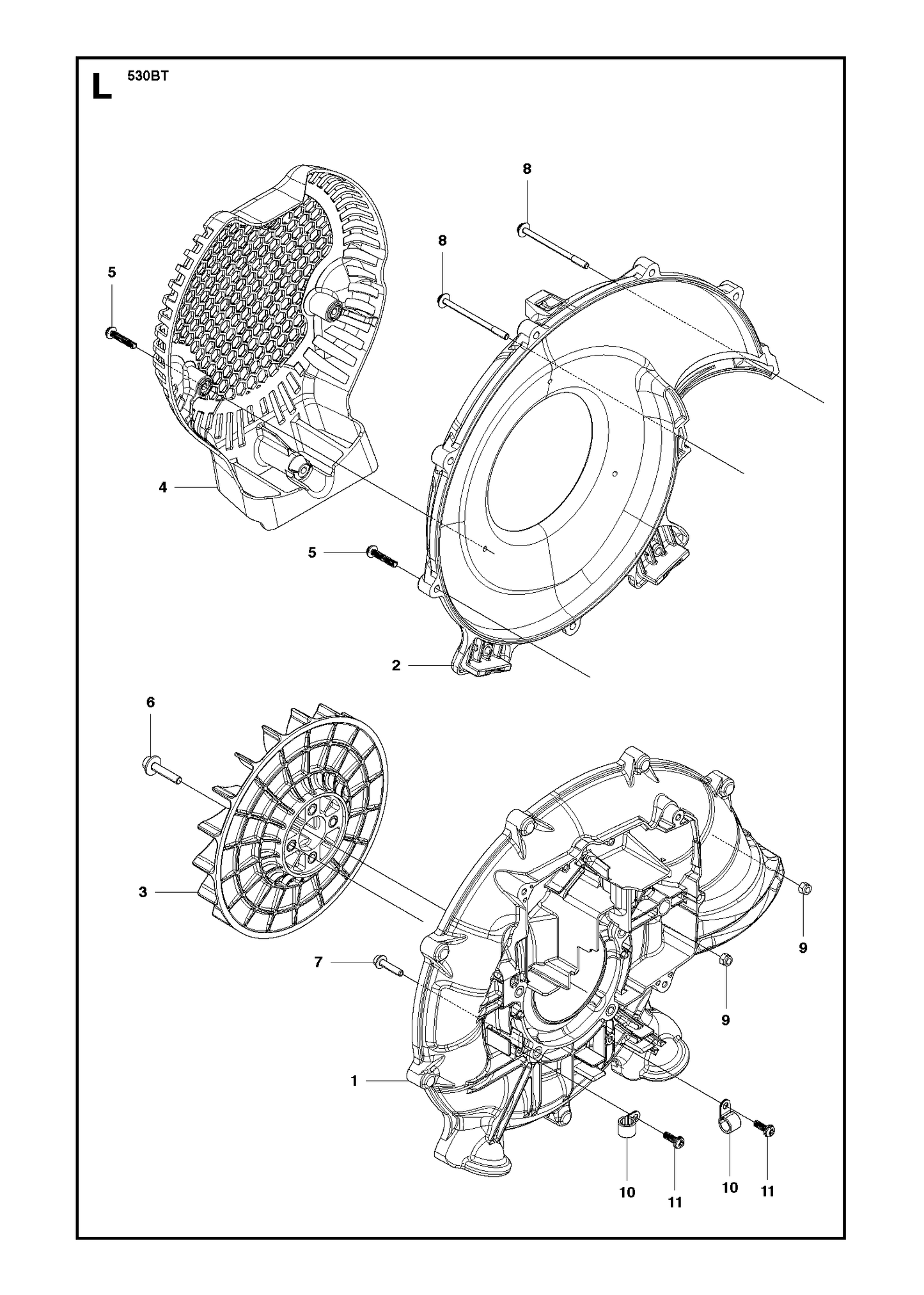 Husqvarna 504121902 onderdelentekening - positie 3