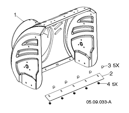 Husqvarna 588610239 onderdelentekening - positie 1