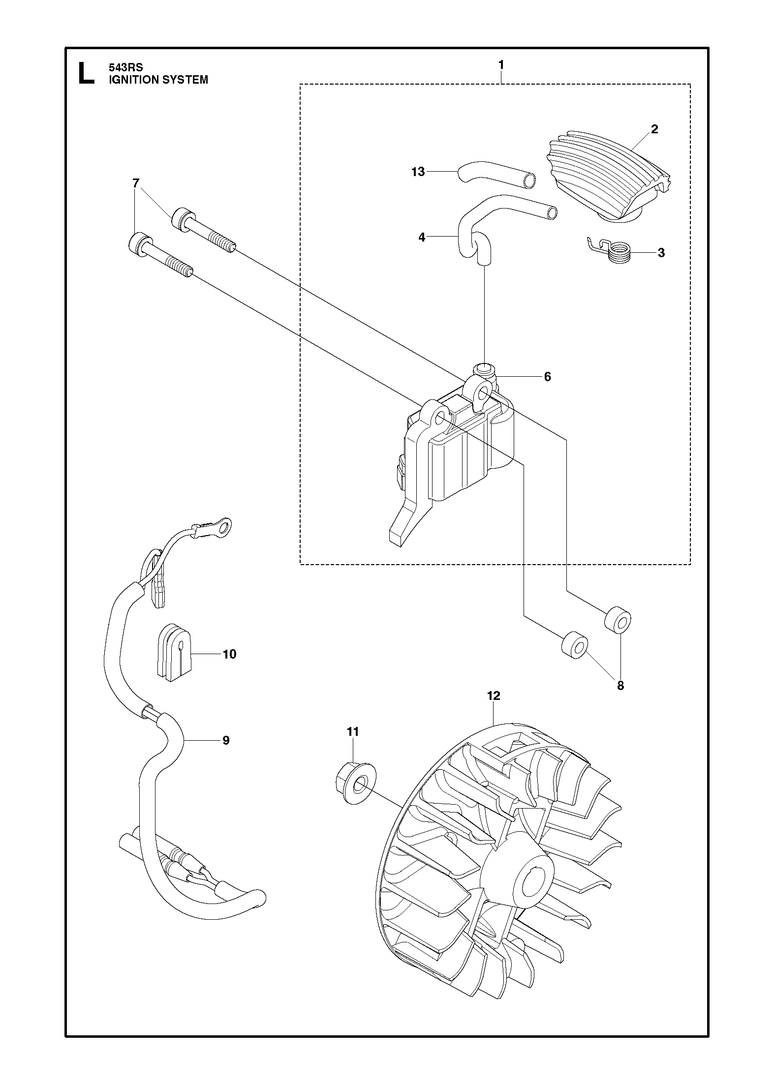 Husqvarna 505042801 onderdelentekening - positie 6