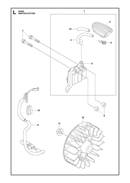 Husqvarna 505042801 onderdelentekening - positie 6