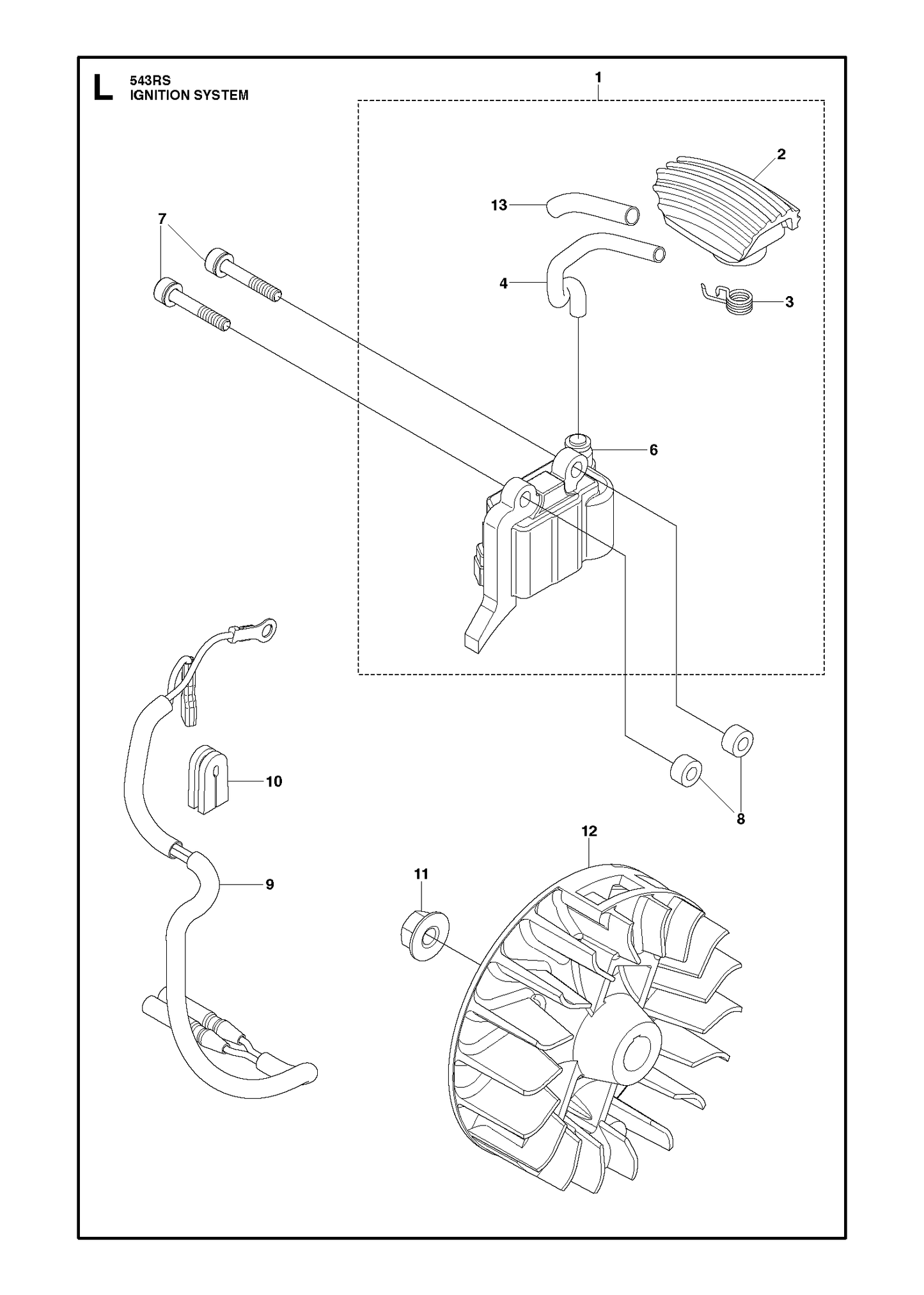 Husqvarna 506615901 onderdelentekening - positie 10