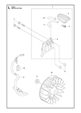 Husqvarna 506615901 onderdelentekening - positie 10