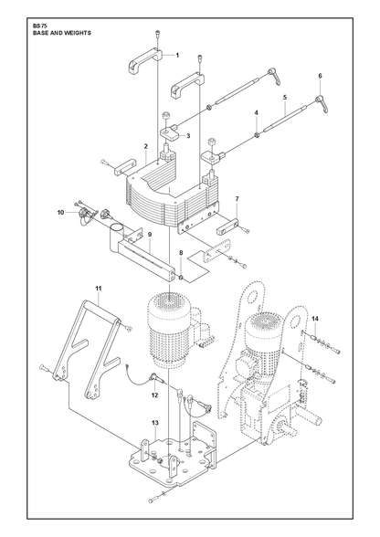 Husqvarna 534874201 onderdelentekening - positie 9