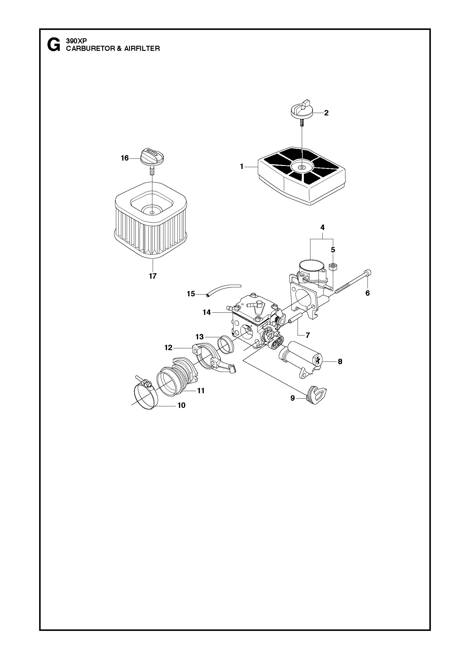 Husqvarna 503962201 onderdelentekening - positie 13