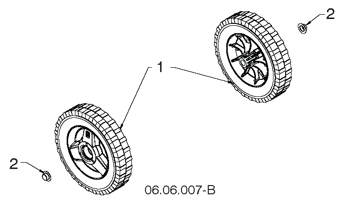 Husqvarna 532442120 onderdelentekening - positie 1
