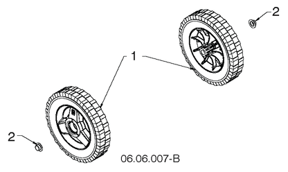 Husqvarna 532435417 onderdelentekening - positie 2