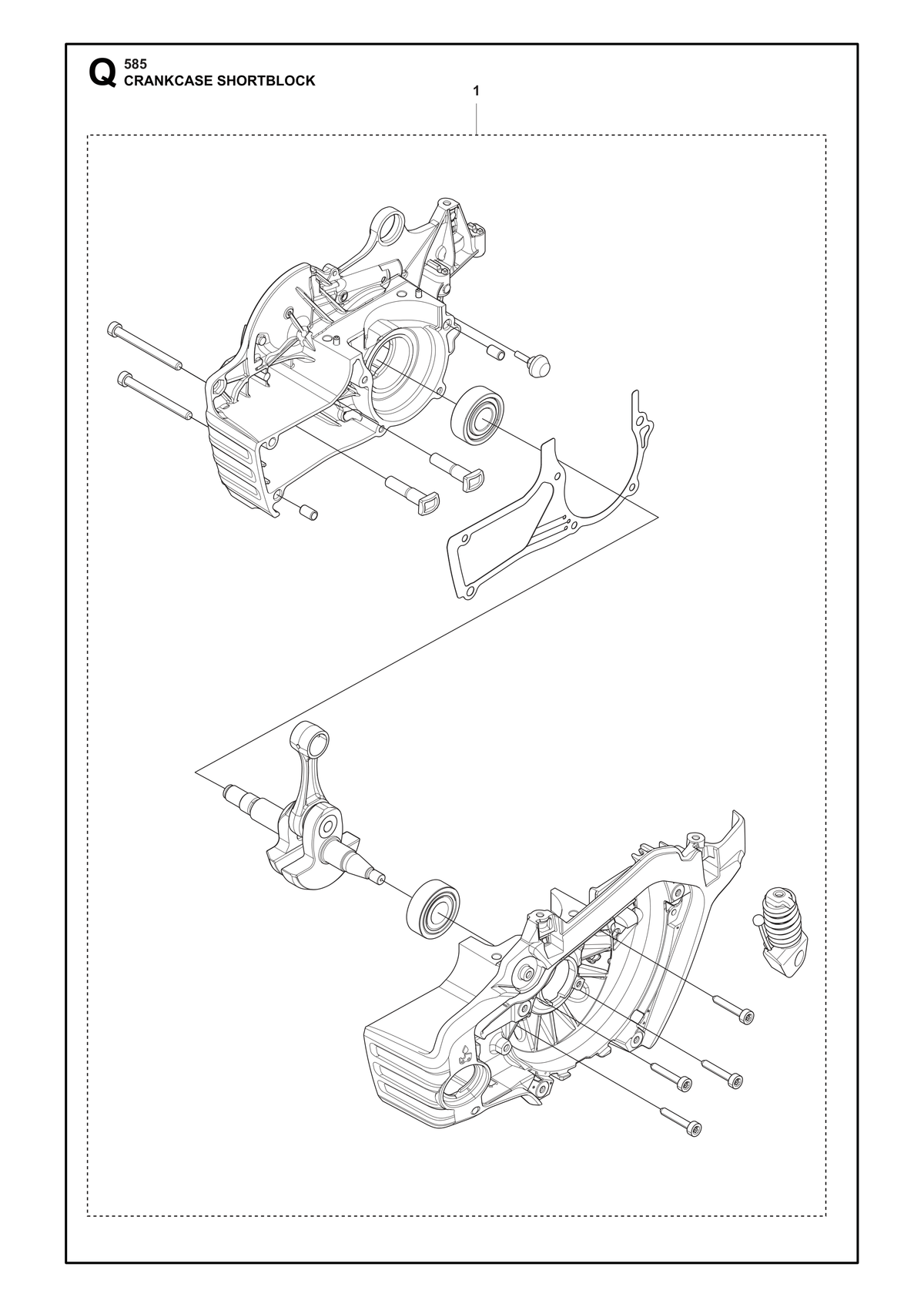 Husqvarna 546642702 onderdelentekening - positie 1