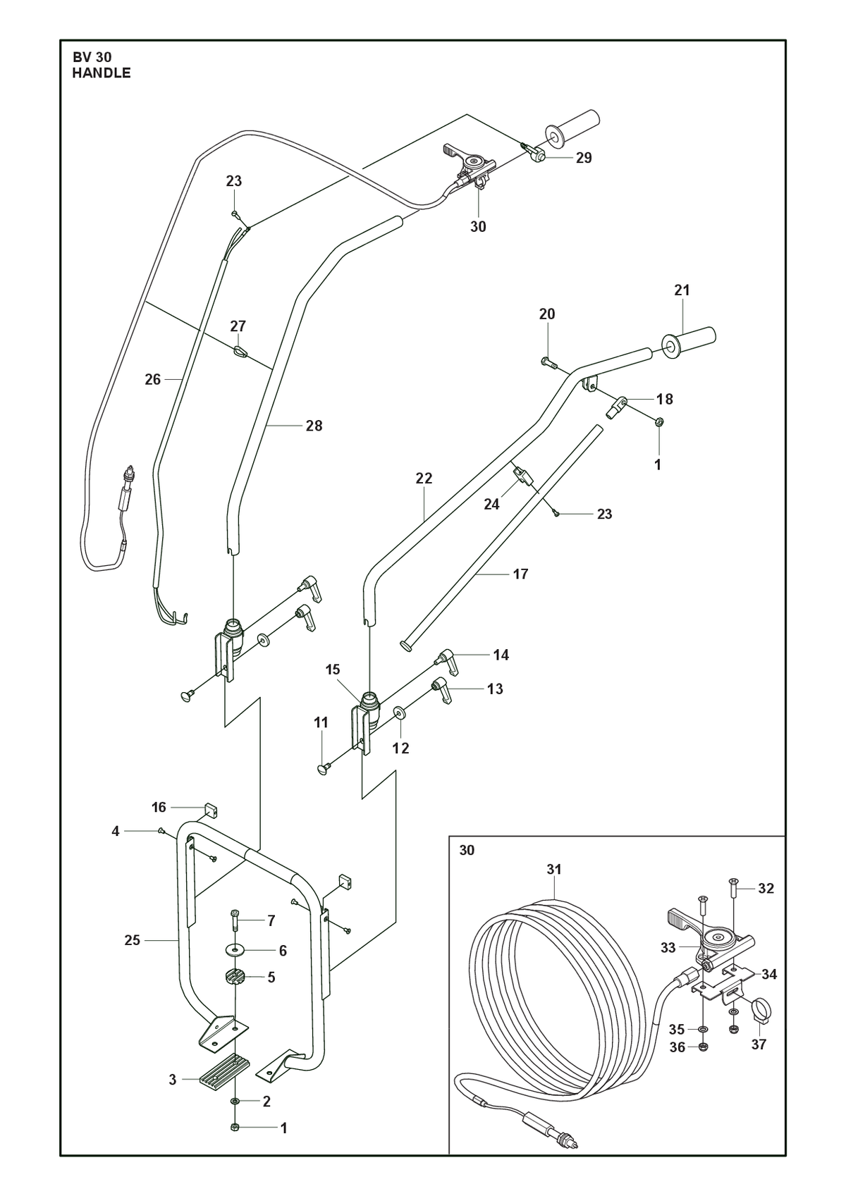 Husqvarna 594683001 onderdelentekening - positie 13