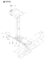 Husqvarna 504059901 onderdelentekening - positie 1