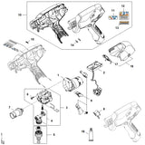 STIHL RA020073800 Set bedieningselementen positie 9 technische tekening
