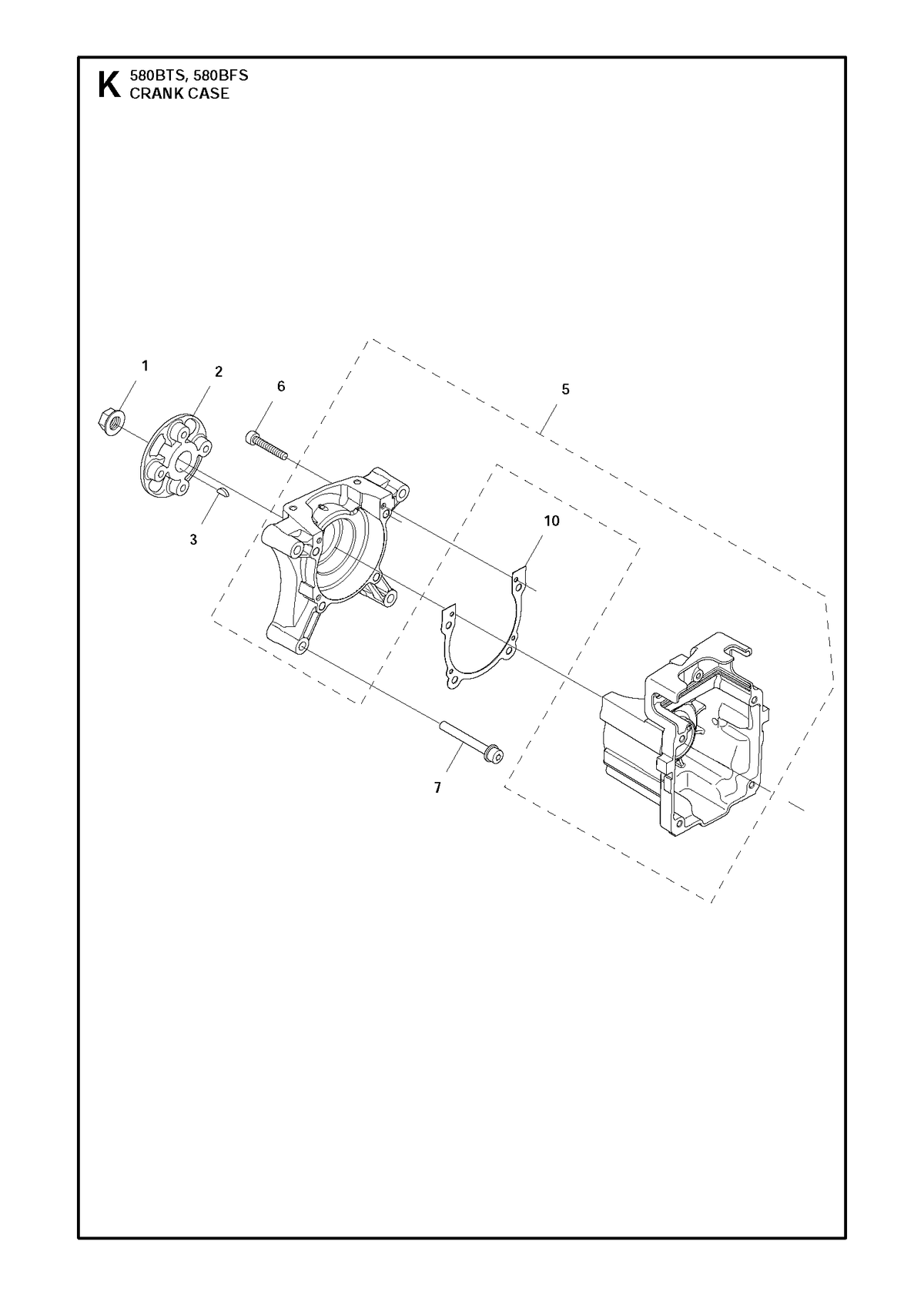 Husqvarna 576591101 onderdelentekening - positie 5