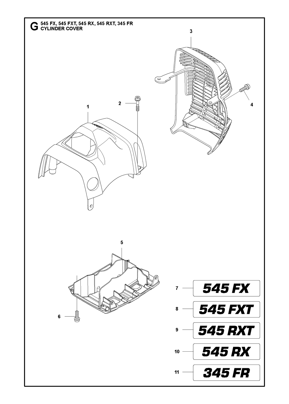 Husqvarna 579330001 onderdelentekening - positie 5
