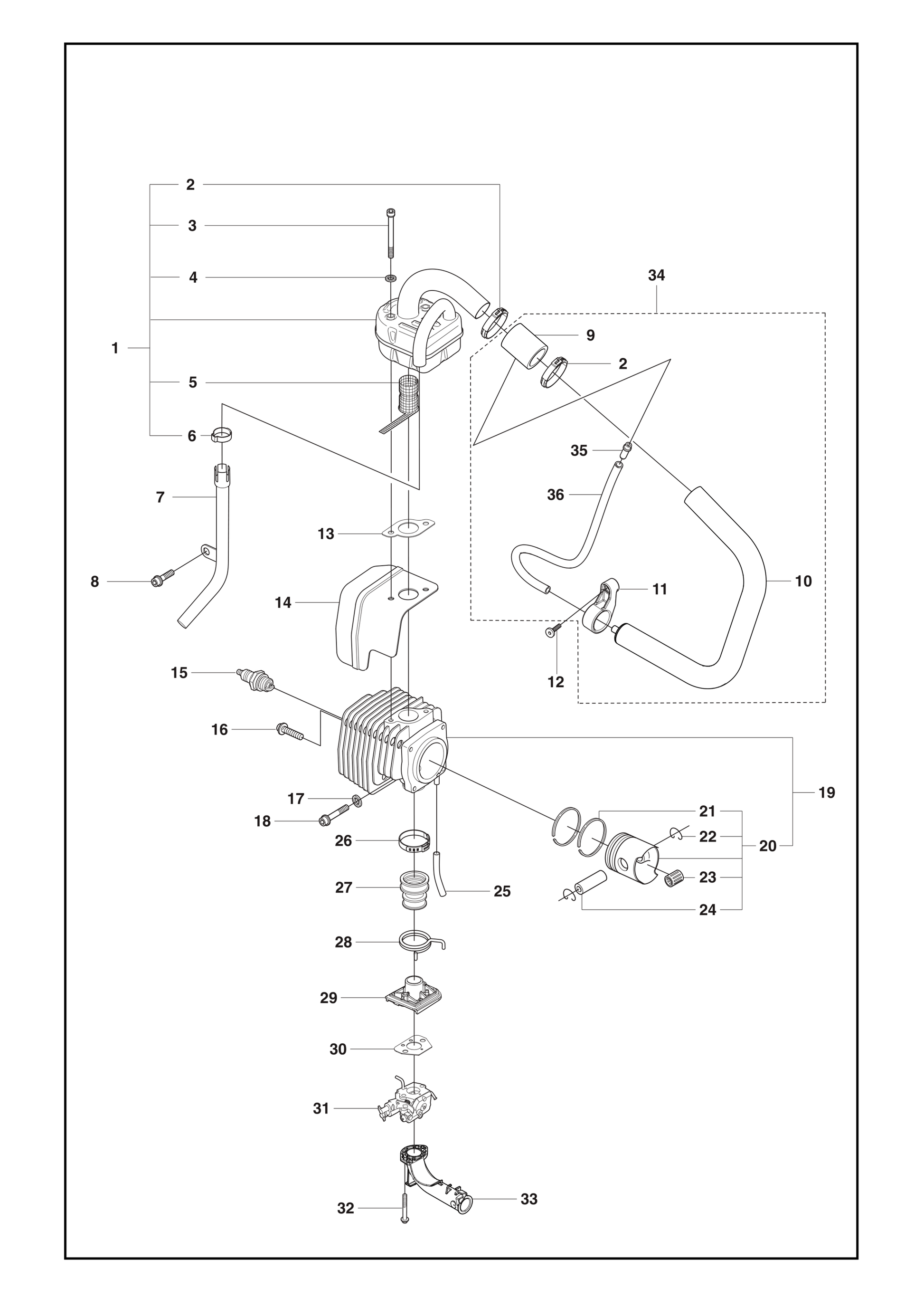 Husqvarna 503200260 onderdelentekening - positie 18