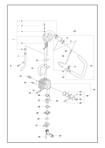 Husqvarna 503289109 onderdelentekening - positie 24
