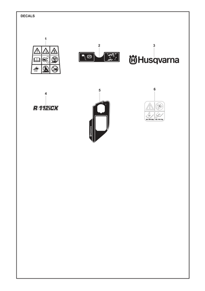 Husqvarna 574854601 onderdelentekening - positie 2