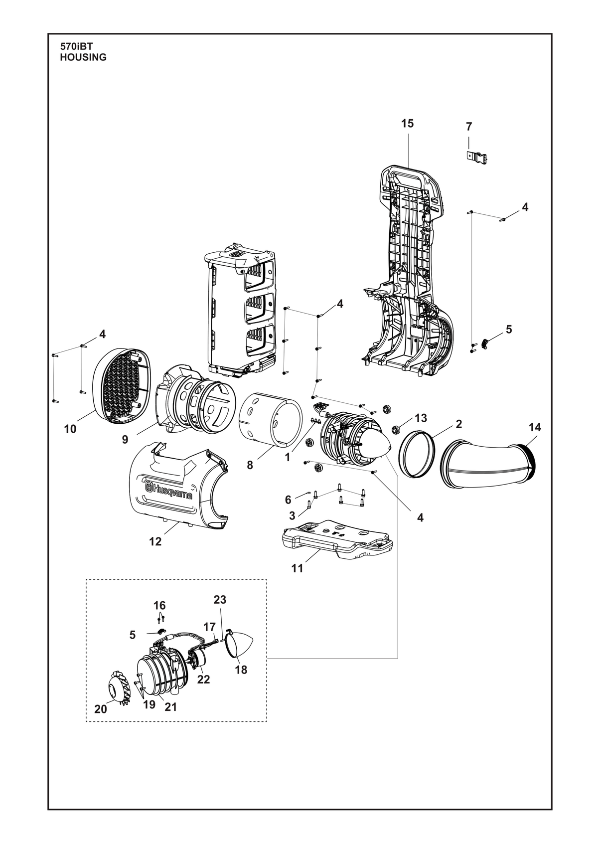 Husqvarna 594954101 onderdelentekening - positie 7