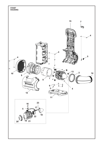 Husqvarna 594954101 onderdelentekening - positie 7