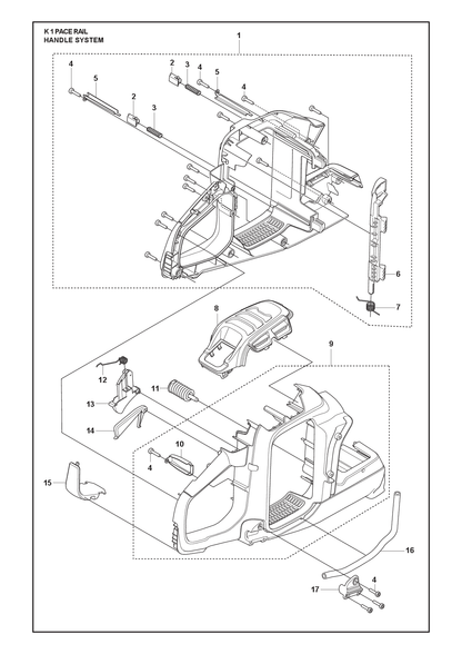 Husqvarna 506495701 onderdelentekening - positie 14