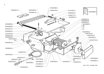 Husqvarna 543038019 onderdelentekening - positie 2