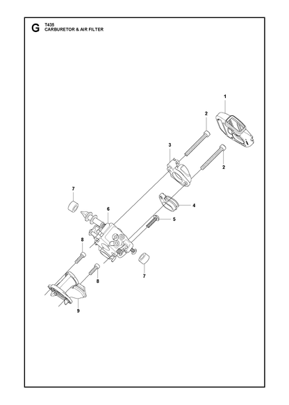 Husqvarna 575725401 onderdelentekening - positie 2
