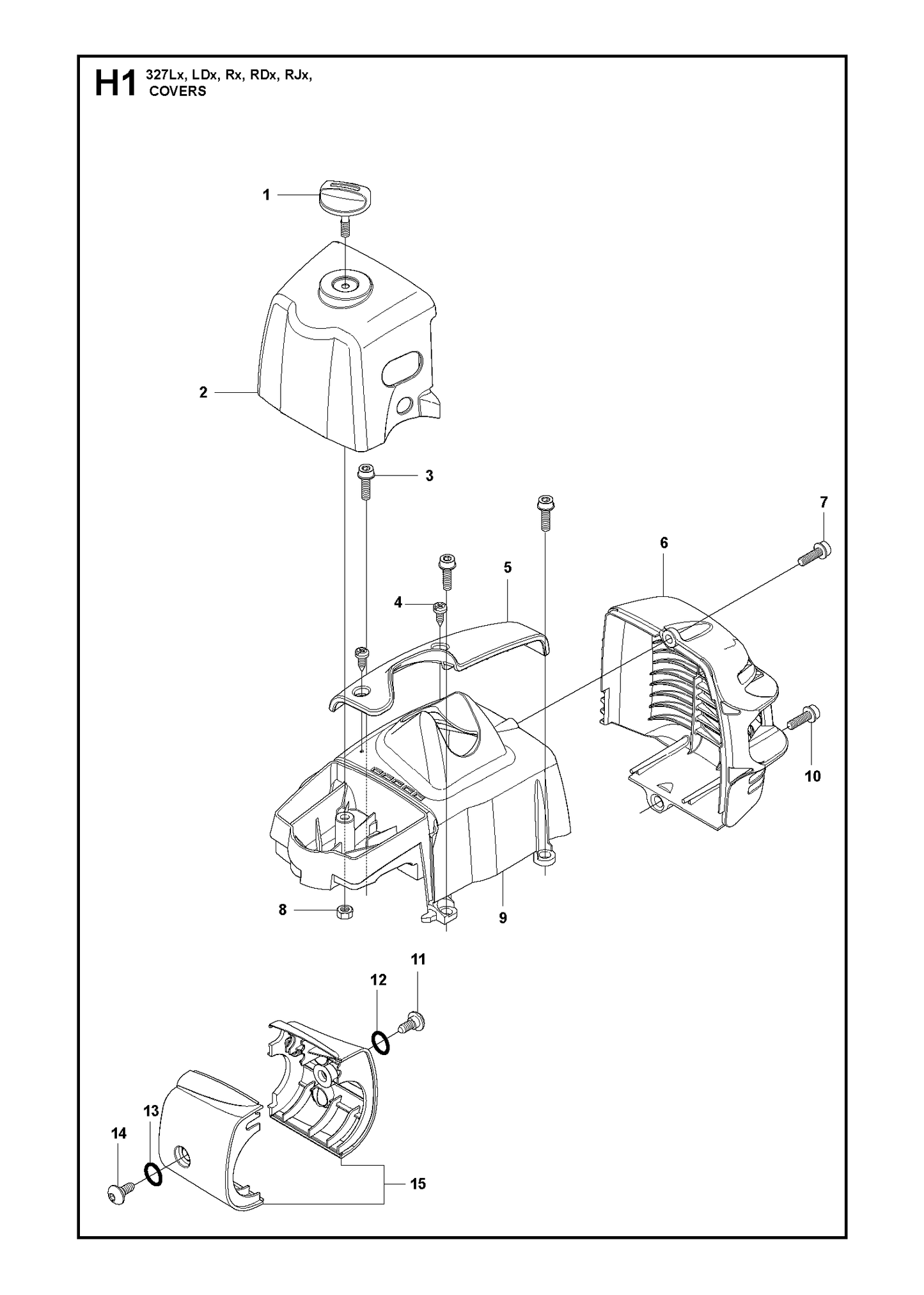 Husqvarna 502481301 onderdelentekening - positie 2